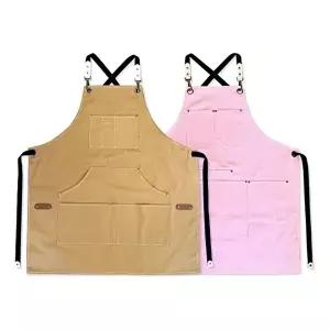 고품질 WL (TD) 다포켓 다용도 캔버스 앞치마 미술앞치마 작업앞치마 미술작업앞치마 패브릭앞치마 WFNUEQ