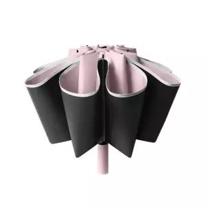 106cm 야광 반사 라인 거꾸로 접이식 우산 PINK 106cm 야광 반사