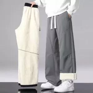 여성 융기모 안감 겨울 일자핏 밴딩 방한 팬츠 3색