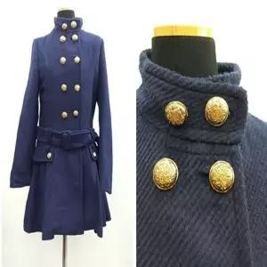 [하프클럽/]벨트없음 W1692 고퀄 알파카 모직 하프 코트 원피스