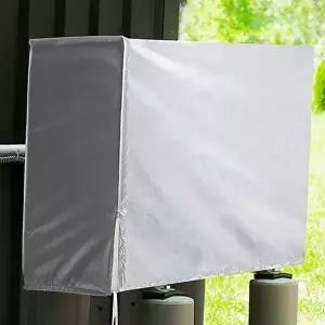 고품질 일체형 실외기 커버 차광막 에어컨 실외기 커버 특대형 사계절 실외기 WFNUSE1