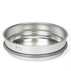 키친아트 스텐304 연마제없는(실리콘링) 스티머 33cm