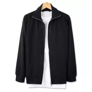 남자 투웨이 골지 집업 긴팔 니트티 RB-KN-Q003-네이비