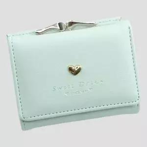 WL 심플한 중학생 여학생반지갑 똑딱이지갑 여성용 지갑