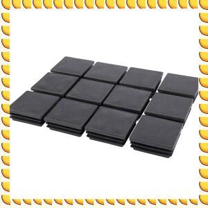 호환 BAAU 50Mm X 50Mm 플라스틱 사각형 엔드 블라인드 플러그 캡 파이프 인서트 72개