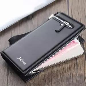 [골드스마일]핸드폰지갑 가죽장지갑 남성가죽롱지갑 명함포켓 카드명함지갑