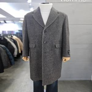 [바쏘옴므]바쏘옴므 브라운 캐시미어 혼방 체스터 코트 WSZ4CJ25