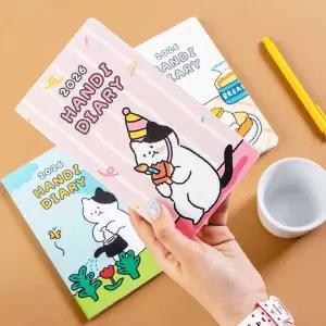 2026 고양이 일러스트 핸디 미니 월간 다이어리 스케줄러