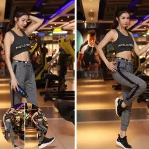 여성 트레이닝바지 2색 피트니스운동복 요가복 집앞패션