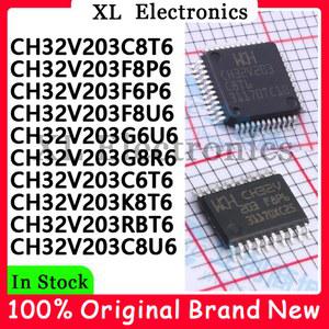 호환 CH32V203C6T6 CH32V203C8T6 CH32V203C8U6 CH32V203F6P6 CH32V203F8P6 CH32V203F8U6 CH32V203G6U6 CH32V203G8R6 새로운 원본