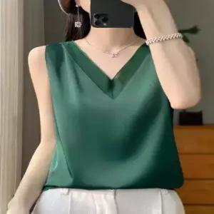 여친 망사 이너 여름 브이넥 정장 쿨링 나시 베스트 톱 1PICK2