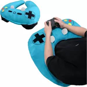 게임 베개 성인 청소년을 위한 랩 데스크 리딩 침대 소파에 앉을 수 있는 팔 지지 스팀 덱/스위치/Xbox/PS5