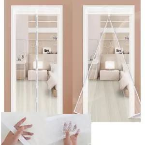 현관 방문 외풍차단 투명PVC 방풍비닐 난방효율 끈적임없는 틈새막이 방충 추천