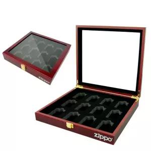 지포라이터 보관함 진열함 보관 수집상자 라이터 Zippo 수납 전시함 18구 목재 케이스