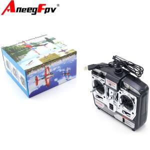 6채널 RC 시뮬레이터 JTL-0904A 실제 비행 헬리콥터 고정익 항공기  드론용) 소매용 박스 포장