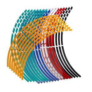 1세트 5색 자동차 링 스트립 반사 전동크로스 바이크 바이크 오토바이 휠 스티커 및 데칼 17/18인치 림 테