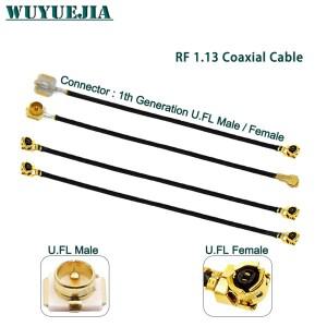 1개 RF1.13 케이블 uFL/u.FL/MHF-1 암컷에서 1세대 수컷/암컷으로 변환 WIFI 안테나 피그테일 연장 코드 RF