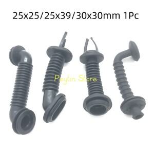 1 10Pcs 25x2525x3930x3035x35mm 자동차 와이어 하네스 도어 튜브 방진 스레딩 보호 검정색 고무