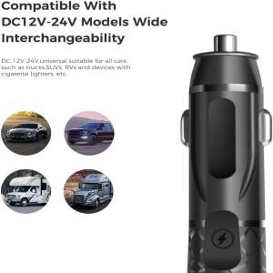JMUYTOP 118인치/3M XT60 충전 케이블 차량용 시가 라이터 12V/24V 15A 퓨즈 포함 EF ECOFLOW 리버 델타 3