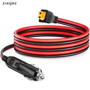 2m/6.5FT 20A 퓨즈 XT60 - ALLPOWERS EcoFlow Anker Bluetti 등을 위한 12V/24V 자동차 시가 라이터 케이블