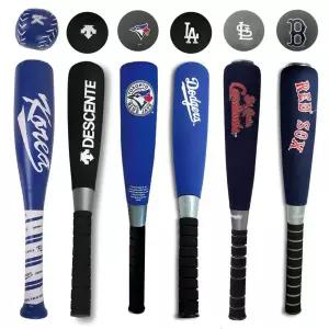 MLB 아동용 폼배트+공세트 알류미늄 야구배트/티볼공
