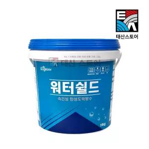 쌍곰 워터쉴드 속건성 탄성 도막방수제 화장실 주방 일액형 방수 페인트 16kg