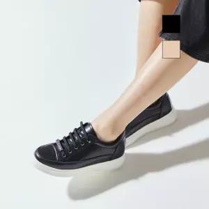 [무크][무크] 여화 지유 소가죽 키높이 스니커즈 2colors