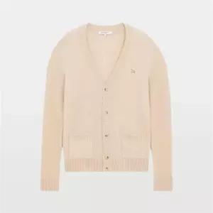 메종키츠네 베이비 폭스 패치 남녀공용 울 가디건 HM00501KT1006 P220