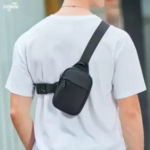 핏브루 미니 크로스 백 남성 여자 여행 핸드폰 방수 슬링백 가벼운 슬림 학생 폰 지갑 여권