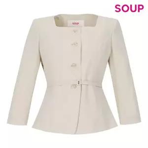 [롯데백화점]SOUP 스퀘어넥 크롭 슬리브 블라우스 SC4TJ35