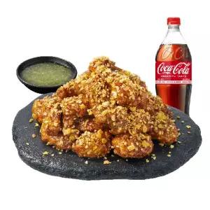 [노랑통닭] (콤보)우도 땅콩 치킨+콜라1.25L