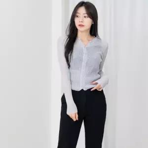 [리빌모아]여자 린넨 가디건 블라우스 자켓 원피스 하객룩 트위드자켓 여성가디건DJW-