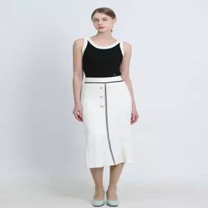 [데코][데코(DECO)] 버튼 머메이드 니트 스커트 (택가격 499000원)