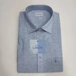 [예작]구김적은 마혼방 캐주얼 남방 반팔 일반핏(루미) 잔체크 노타이굿 밑단일자 A28