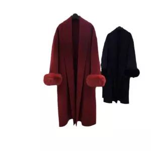 여친 롱 모직 캐주얼 가을 캐시미어 슬림핏 코트 양면 루즈핏 ST3