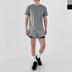 [다잇템]남자 쿨링 투인원 반소매 SS 쫄바지 세트