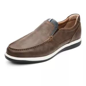 랜드로바금강 남성 베이직 비즈 캐주얼 슬립온 LANSLC2303MK3 브라운