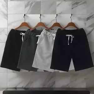 [하프클럽/옷자락]남자 트레이닝 밴딩 반바지 공용 5부 팬츠