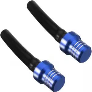 YZ80 블루용 체크볼 알루미늄 브리더가 장착된 2Pcs ATV 탱크 호스 에어 캡 범용 CNC 밸브 튜브