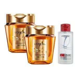 로레알파리 엑스트라오디네리 오일 실크 마스크 팩 250ml 2개 + 랜덤 제품 100ml