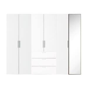 한샘 샘베딩 베이직 거울옷장세트 240cm(높이194cm) 서랍형 4종