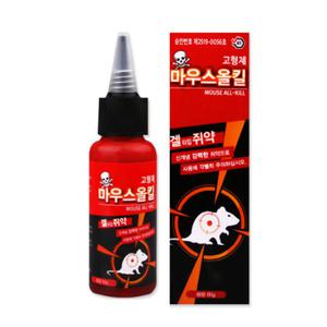 마우스올킬 겔쥐약(60g) 물쥐약 고형제 쥐퇴치약 살서제