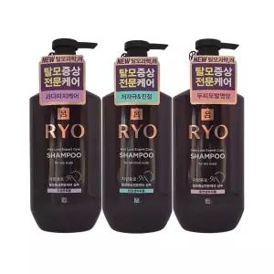 려 자양윤모 9ex 탈모증상케어 샴푸 400ml 지성 중건성 민감성 3종중선택