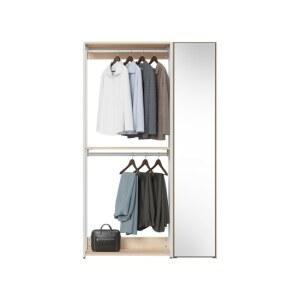 한샘 스테이 내추럴 드레스룸 세트 126cm 거울형