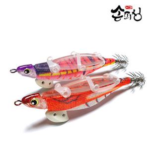밴딩 삼봉에기 3.2호 한치 갑오징어 쭈꾸미 낚시 채비 애기 요즈리 에비슷테 울트라