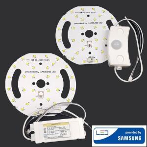LED 원형 모듈 PCB 기판 15W/ 센서 직부 안정기 / 센서등 직부등 매입등 교체 리폼 용