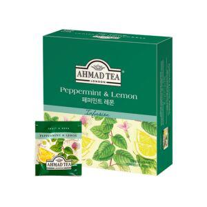 아마드 허브차-페퍼민트앤레몬 100티백 대용량 아마드티 페퍼민트티백 페파민트티백 대용량허브티백