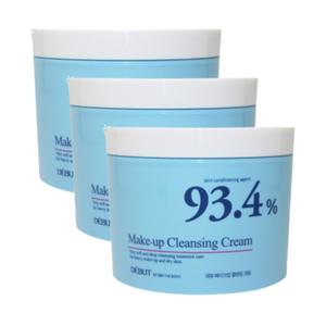 데뷰 메이크업 클렌징 크림 500ml 3개 보습세안
