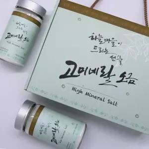 하늘마을 고미네랄 저나트륨 100% 해양심층수 깨끗한 소금  200gx2개입