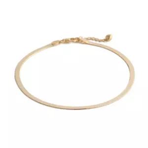 [비앤비골드] 14K 3mm 스네이크 뱀줄 체인 발찌 IRA33551
